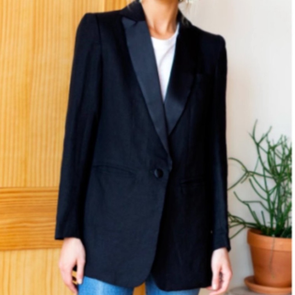 Emerson Fry Wingtip Black Blazer